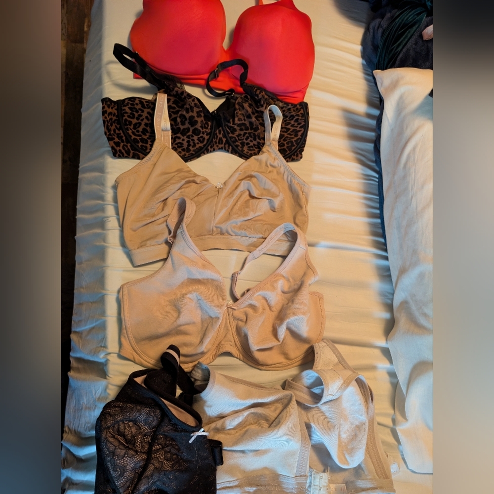 7 Lot 38H 40G Bras